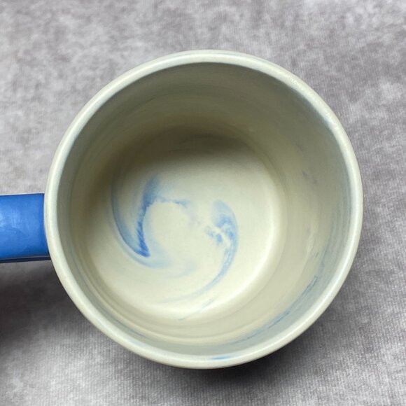 Anaheim Ceramic Mug Blue & White Marble Design With City Of Kindness Print 16oz - Picture 4 of 11